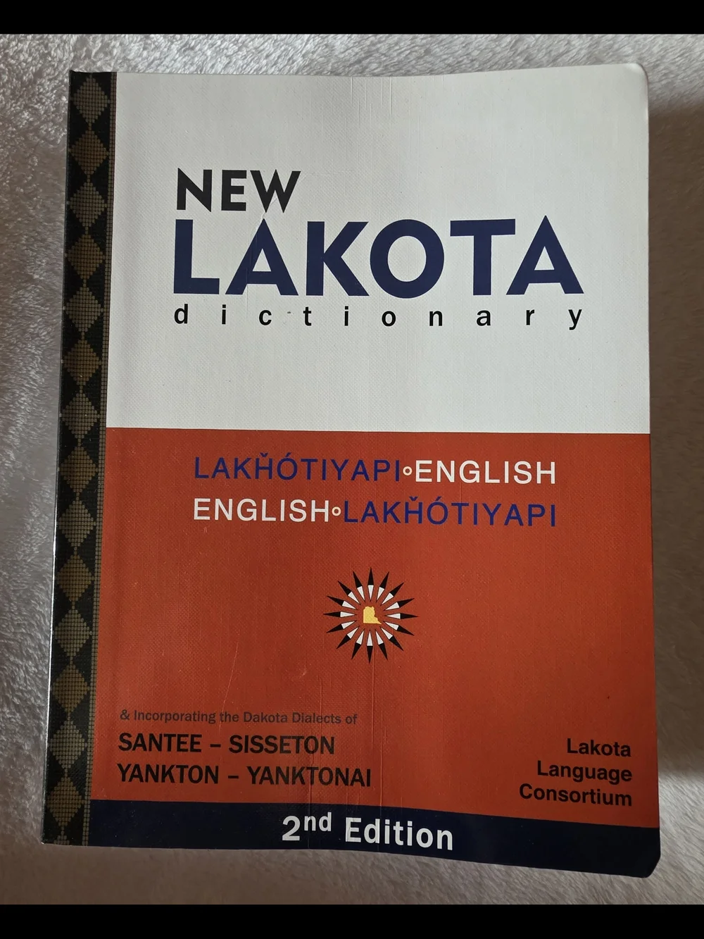 Lakota Language Consortium Copyright Page - Black Text on White